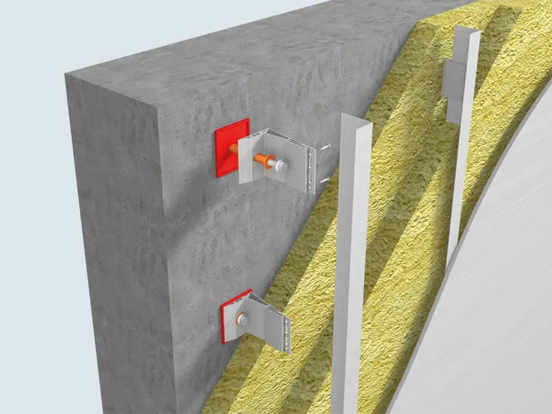 Postavljanje ventilirane fasade s metalnom potkonstrukcijom